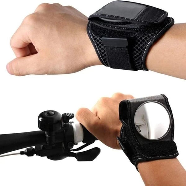 🔥HOT SALE 49%OFF🚴♂️Cycle Safely with This Hands-Free Wrist Rearview Mirror