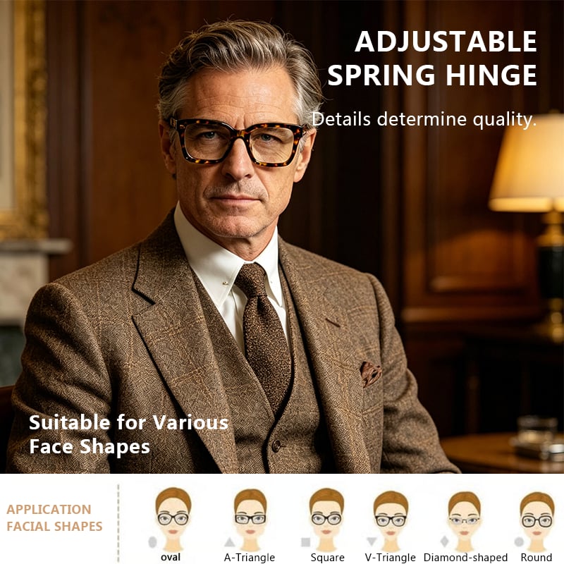 π₯ Hot Seller β β¨π Tortoiseshell-Pattern Reading Glasses (Buy One, Get One Free) β Blue-Light Blocking, Large Square-Frame Reading Glasses