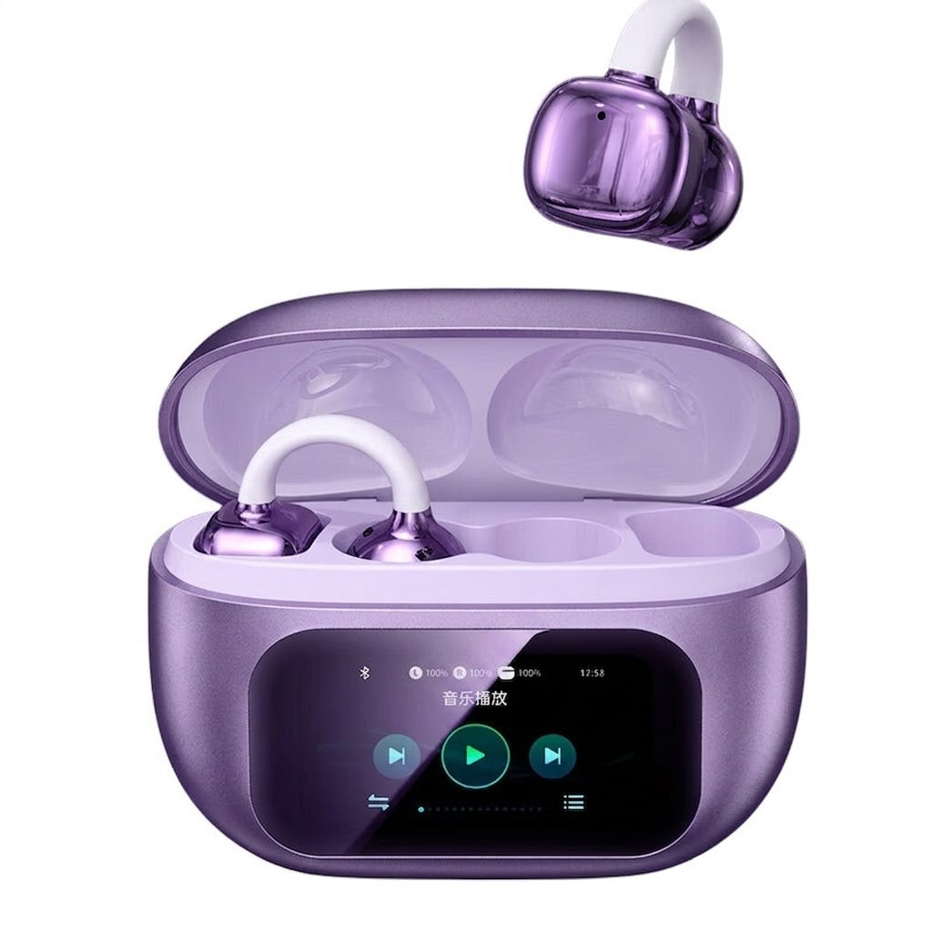 🔥True Powerful Bluetooth 5.4 Open Ear Earbuds, IPX5 Waterproof