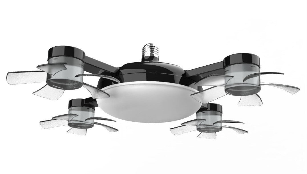 50% OFF🔥 Drone Ceiling Fan with LED Light - Modern Design, Comes with Remote Control, Suitable for Living Room and Bedroom