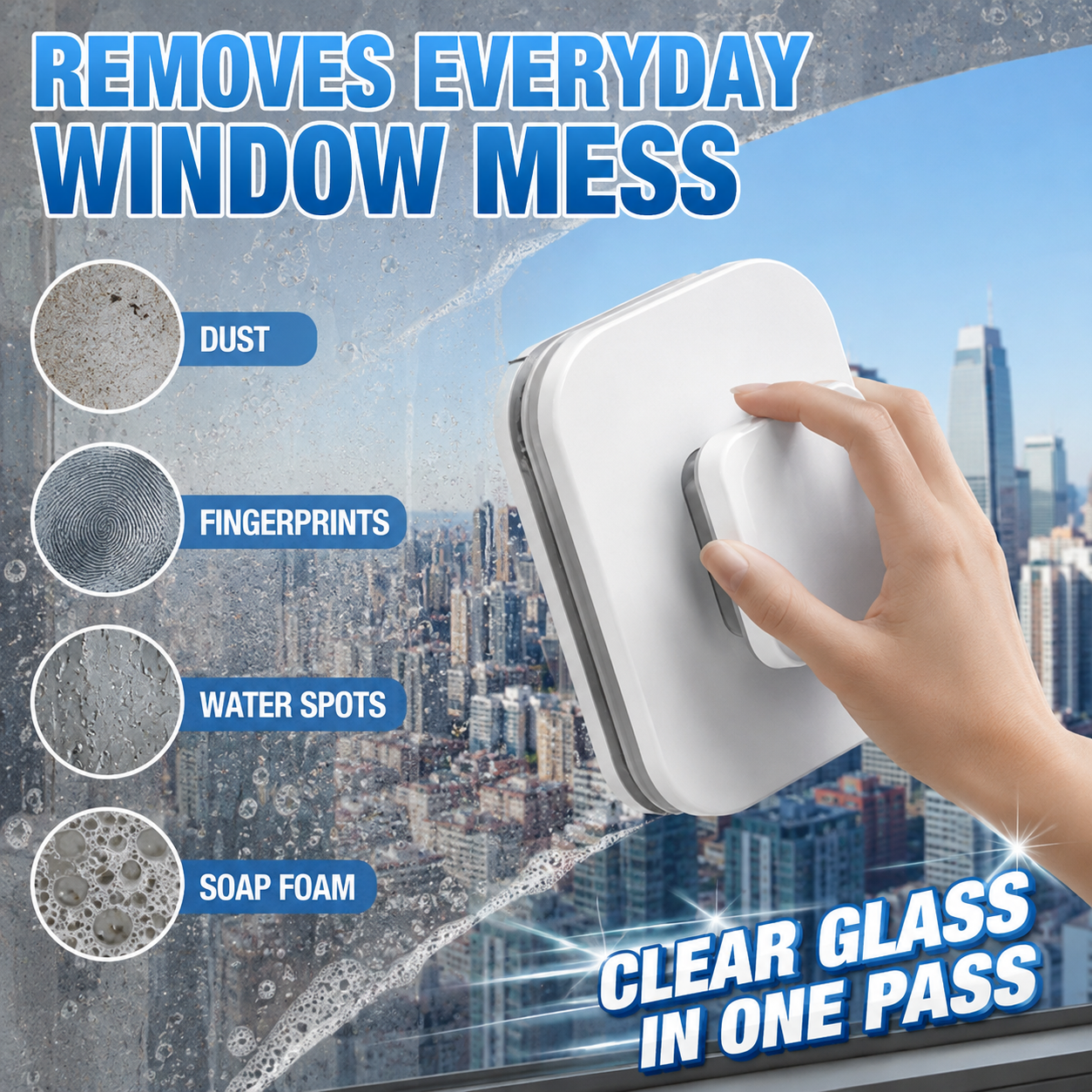 💥 50% OFF – 6-in-1 magnetic window cleaner: dual action, completely safe, flawless results from the very first wipe – grab yours now 🧲 🛒
