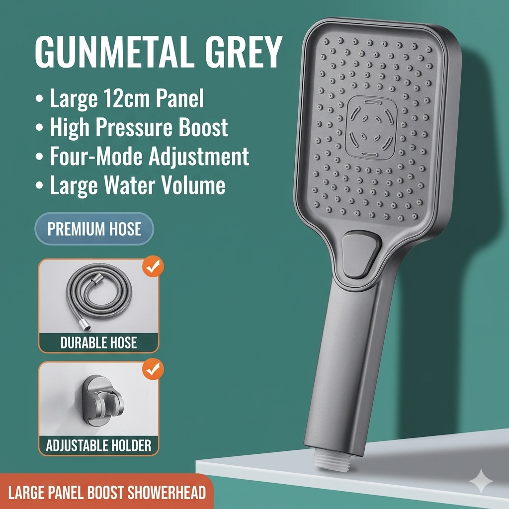🎉 50% OFF🎉 High Flow Pressure Boosting Shower Head for Home Bathroom