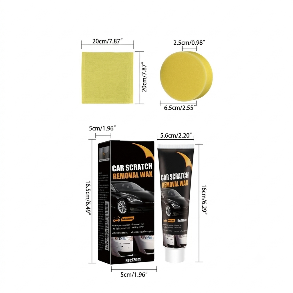 🧽Buy One Get One Free🧽 – Special Offer: Car Scratch Wax – Paint Protection & Polishing