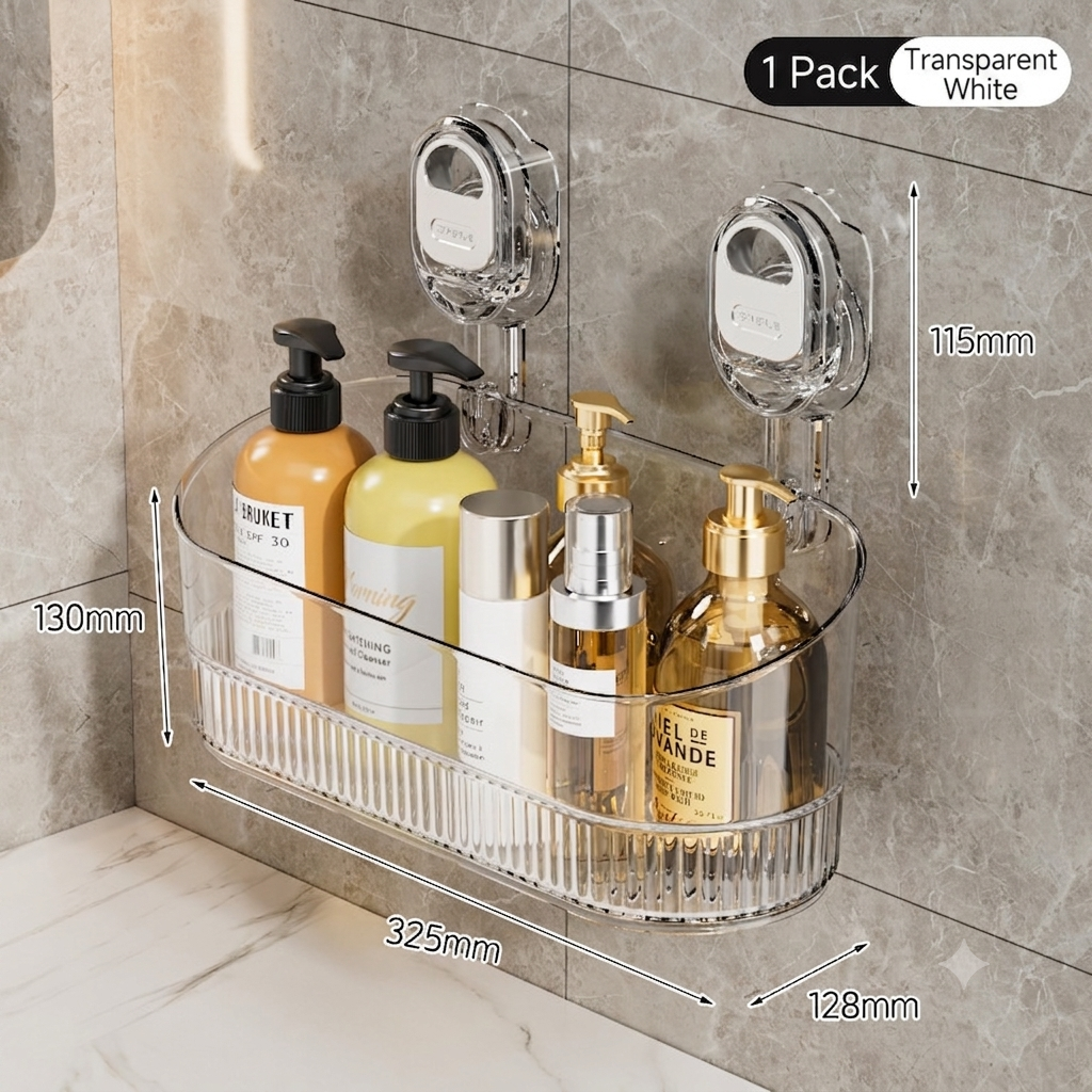 🔥30,000 units sold in June🔥 - No drilling required Waterproof Bathroom Organizer
