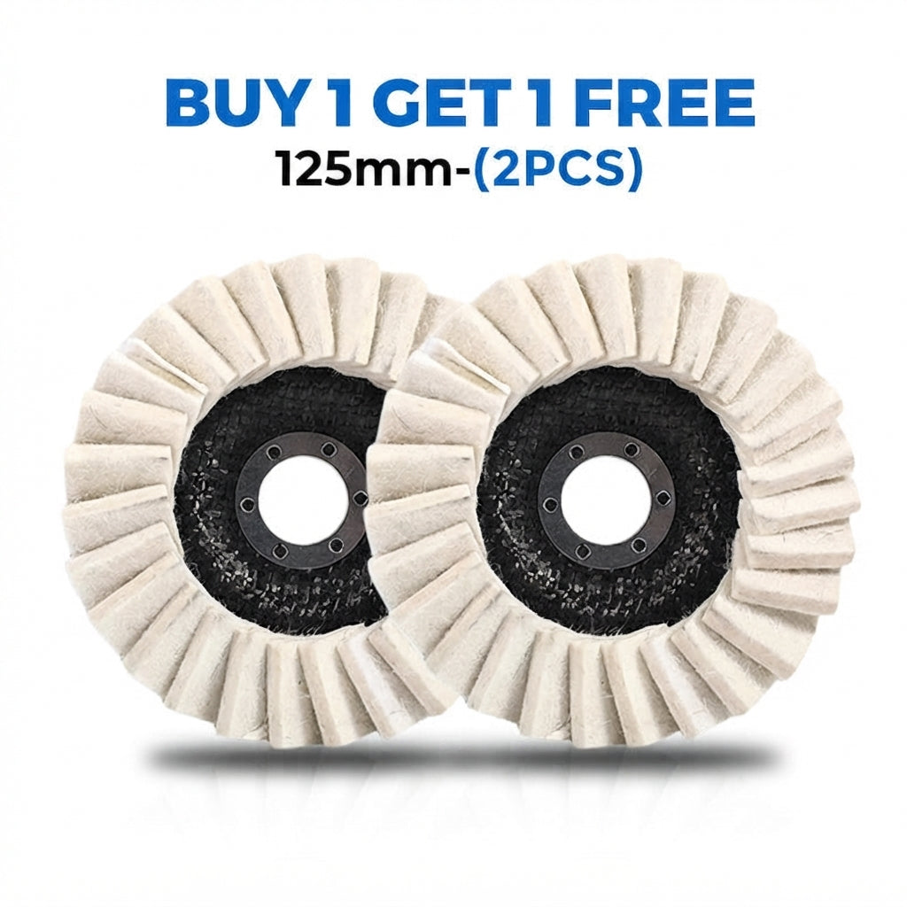 ⚙️ BUY 1 GET 1 FREE! 🔥 Wool Felt Flap Polishing Disc