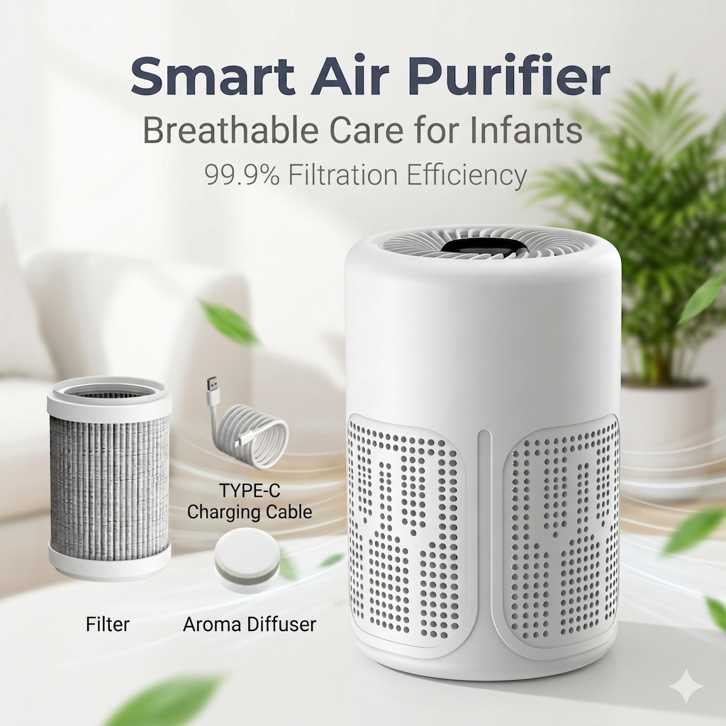 π Air Purifier for Home πΏ Includes Filter & Aromatherapy Tablets