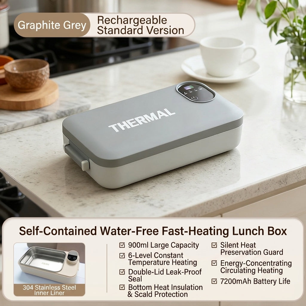 🔥Rechargeable Heated Lunch Box | Enjoy Hot Meals Everywhere