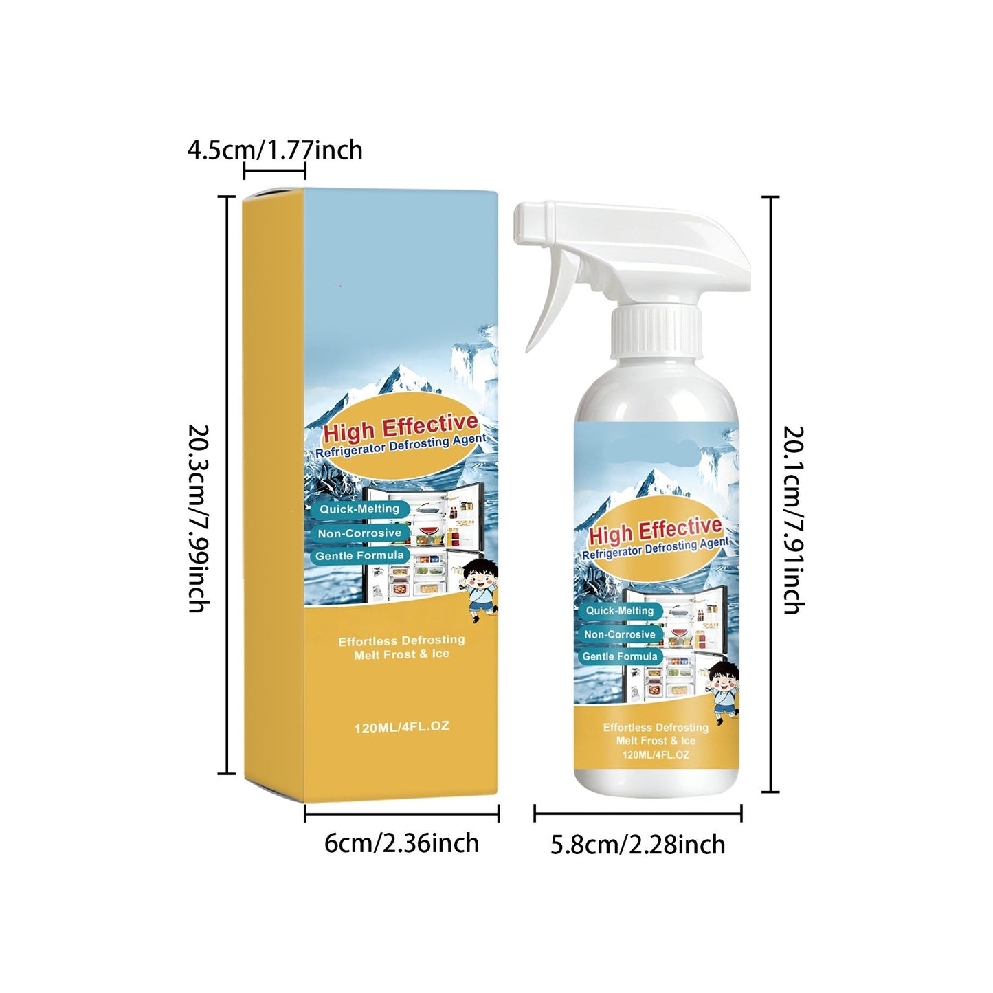 🔥Today's 50% Off Flash Sale🔥Highly effective defrosting spray for refrigerators