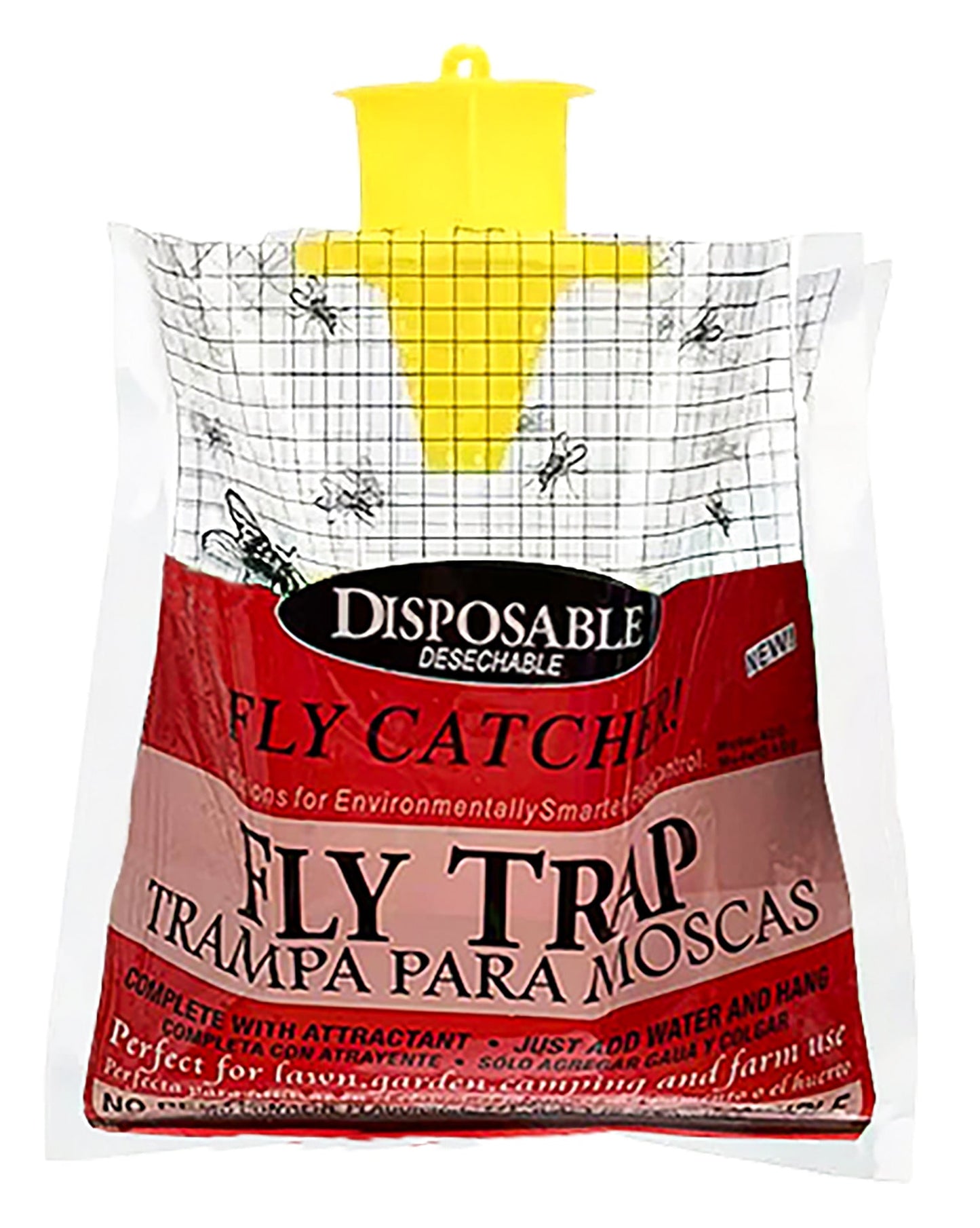 š„Hanging Outdoor Fly Trap Bagļ½WaterāSoluble Bait Fly Catcher