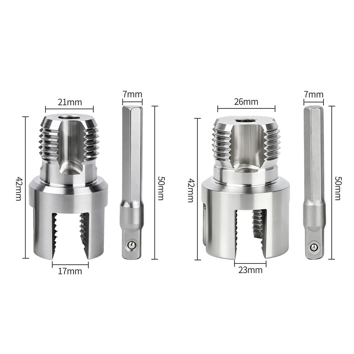 Integrated Internal & External Pipe Threading Tool