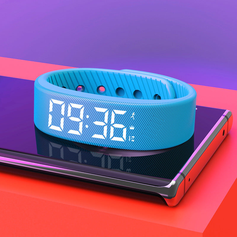 ⏰ Onyx Silent Vibration Alarm Clock - Wrist-Worn Wake-Up Watch for Heavy Sleepers, No Noise to Disturb Partner, 2 Vibration Intensity, Support 3 Alarms, 14+ Days Rechargeable Battery