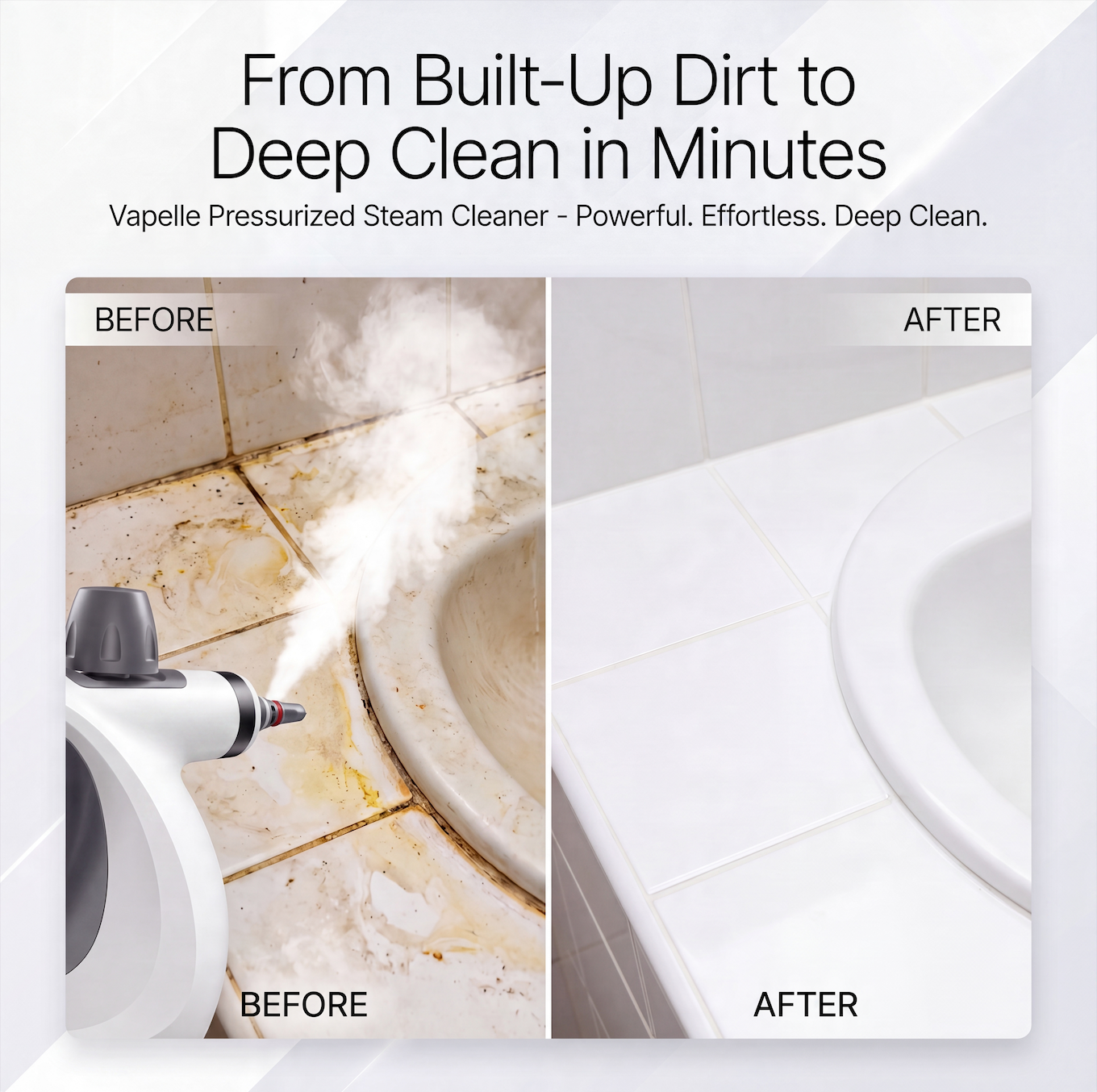 ⚡All-purpose steam cleaner—powerful performance—finish your housework in 10 minutes—restore the shine to your furniture and appliances in 5 minutes.
