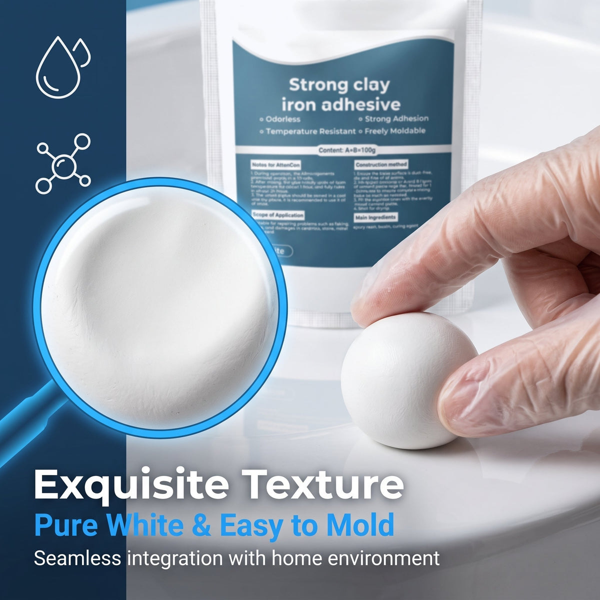 🔥High Strength Multi Purpose Epoxy Repair Putty For Wood Metal Plastic Concrete Quick Fix Durable Waterproof