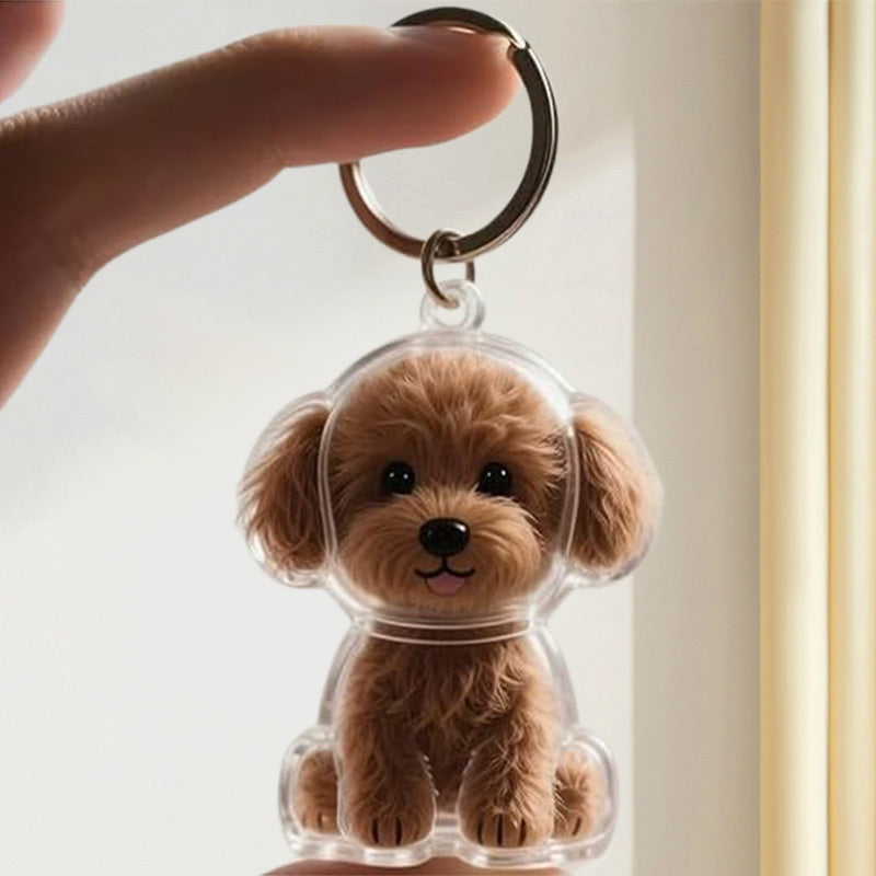 🏆Monthly sales over 100,000, limited-time 50% off! Buy one get two free 🐶 My Pet Keychain