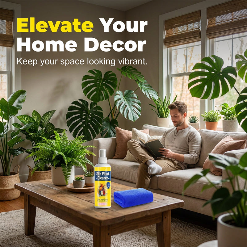🔥Limited-time 50% off buy-one-get-one-free offer on artificial plant and flower cleaners