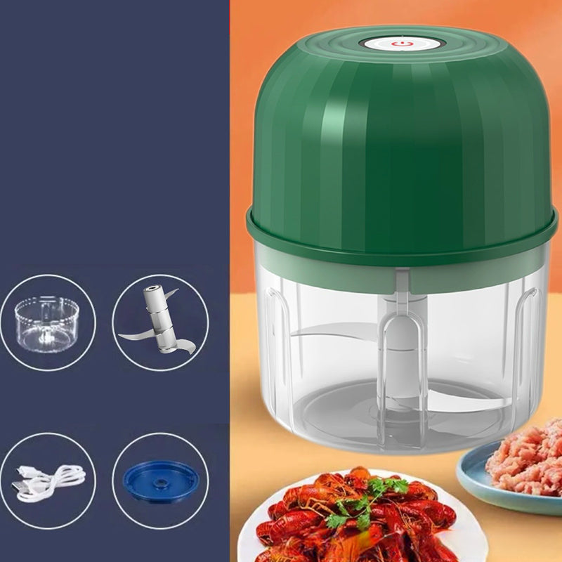πΆπ₯π LIMITED-TIME 60% OFF! Versatile Electric Mini Chopper β Grind, Mince, Puree β Stainless Steel Blades, Easy Clean β Great for Baby Food, Salsa, Dips, and Dressings π§βπ³β¨