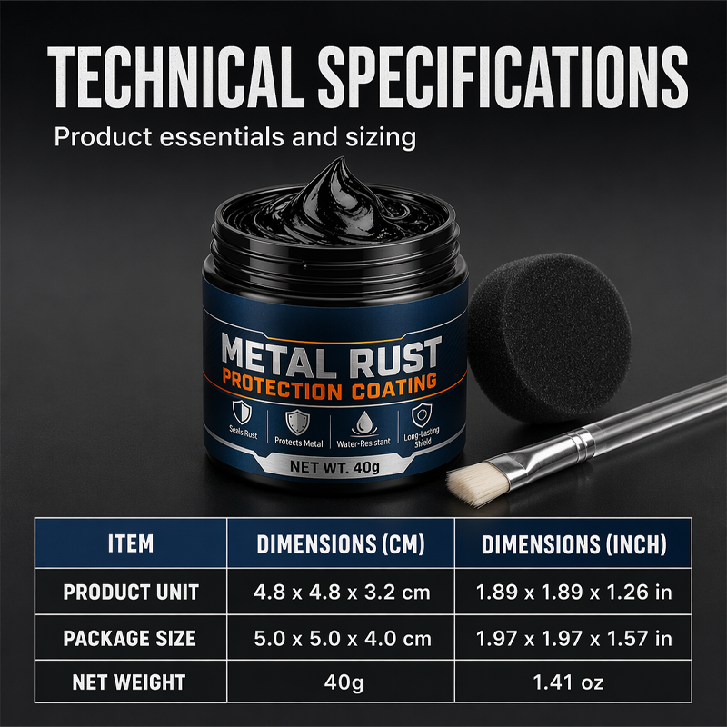 Limited-time 50% off Black Metal Rust Prevention and Repair Paste