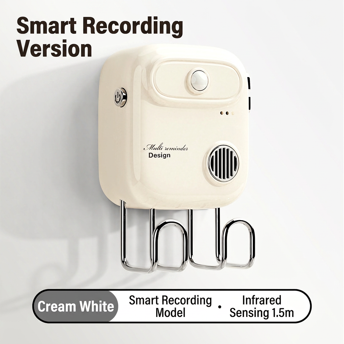 Voice Prompt Key Reminder for Aging Parents, Simple No-Wi-Fi Home Safety Alarm