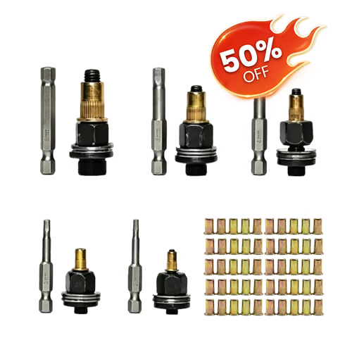 🔥🔥Cross-Border Wholesale Manual Rivet Nut Tool, Dual-Purpose Nut Tool, Manual Rivet Gun M3-M12