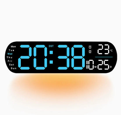 📢📢50% KORTING !! ⏰Multifunctionele decoratieve LED digitale wandklok