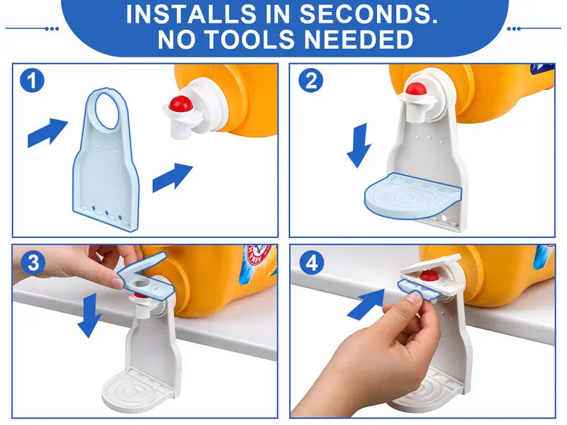 🔥Limited-time 50% off🧺 Laundry detergent cup holder and drip tray