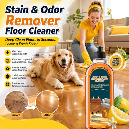 🧹Last day of the special sale—50% off!✨ Stain & Odor Remover - Deep Cleans Floors in Seconds, Leaves Fresh Scent, Safe for All Surfaces 🏠💦