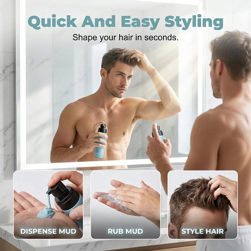 🔥🔥Newest 2026 liquid hair clay: natural ingredients, fresh fragrance.