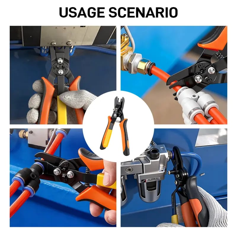 🛠️ Heavy Duty Push-to-Connect Air Hose Connector Remover Pliers