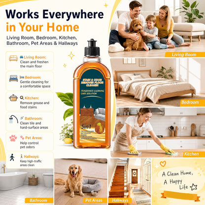 🧹Last day of the special sale—50% off!✨ Stain & Odor Remover - Deep Cleans Floors in Seconds, Leaves Fresh Scent, Safe for All Surfaces 🏠💦