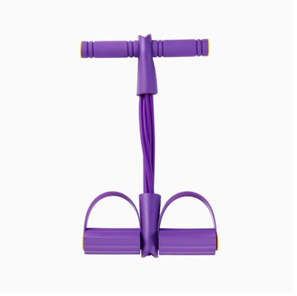 21 Fitness Resistance Bands-6 Tube Pedal Ankle Puller
