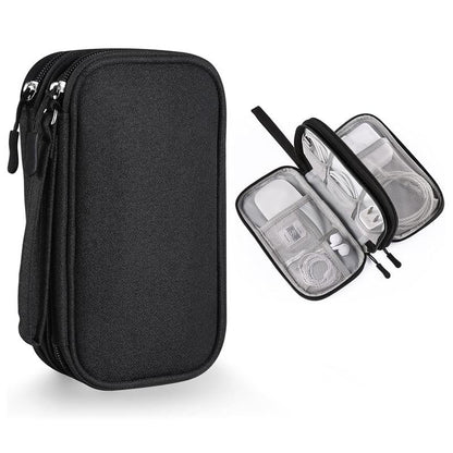 🔥Newest 2026 Model | 50% OFF Today | Travel Cable Organizer Bag – Dual-Layer Multifunctional Case