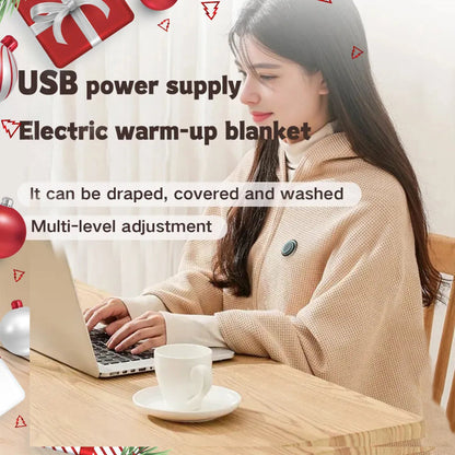 🔥Portable Heated Shawl – Wearable Electric Heating Shawl