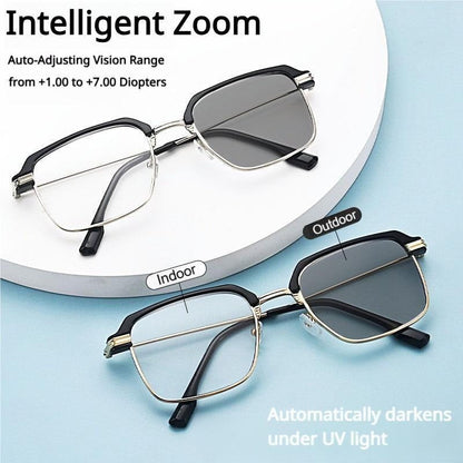 🔥New 2026 models available! Buy one get one free!👓 Anti-blue light smart photochromic reading glasses