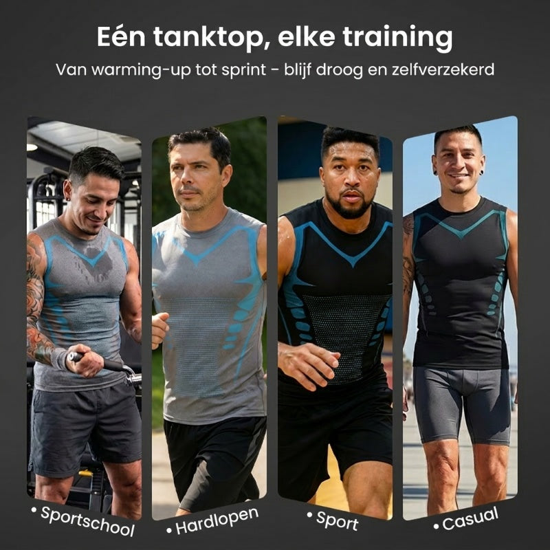 🥳2026 HOT SALE🥳💞50K+ SOLD!💥🎉 Vormgevend vest – Compressie en verkoeling – Mouwloos, vormgevend – Onzichtbare pasvorm 🕶️