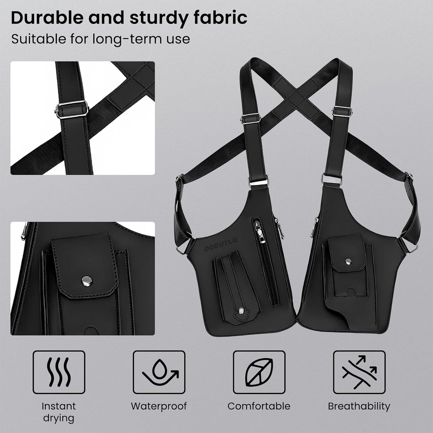 🔥2026 NEW HOT SALE 🔥Double shoulder strap multi-pocket outdoor anti-theft tactical bag