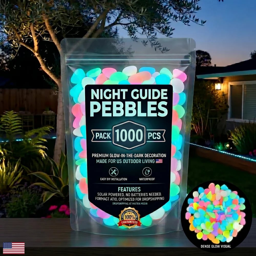 💥50%OFF💥🌈Colorful Glow-in-the-Dark Garden Stones