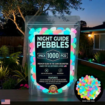 💥50%OFF💥🌈Colorful Glow-in-the-Dark Garden Stones