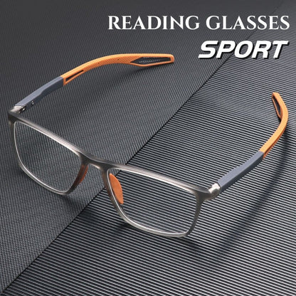 🔥Buy One Get One Free German-Made Photochromic Progressive Bifocal Smart Glasses, Blue Light Block Auto Tint Eyewear for Sports Daily Use