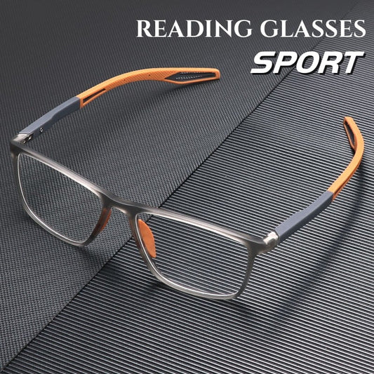 🔥Buy One Get One Free German-Made Photochromic Progressive Bifocal Smart Glasses, Blue Light Block Auto Tint Eyewear for Sports Daily Use