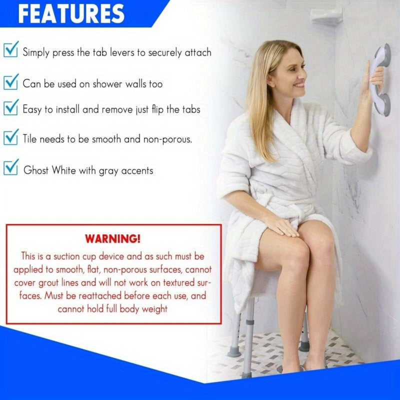 🌟Guaranteed authentic; non-slip, suction-cup grab bar designed for the elderly; suitable for bedrooms, bathrooms, and kitchens.