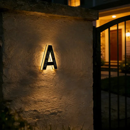 🔥Solar Lighted House Numbers | Wire-Free & Waterproof