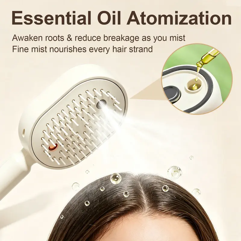 🔥Last Day Sale 🔥Electric Spray Air Cushion Massage Comb