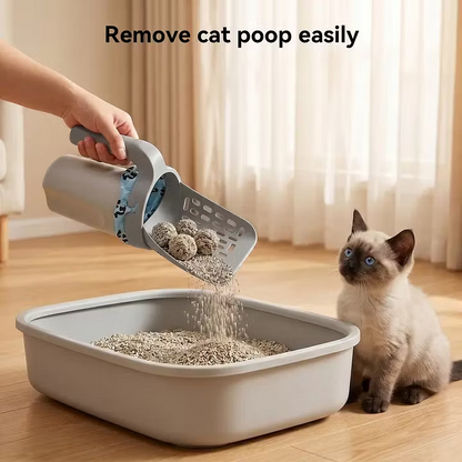 🐾Limited-time 50% off - 2-in-1 cat litter scoop