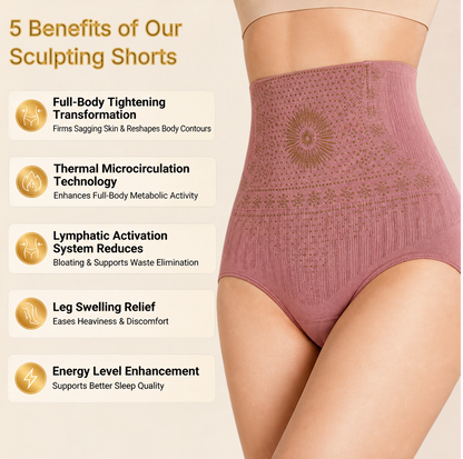 💥50% off💞 4-in-1 shaping and fat-burning microfiber shorts