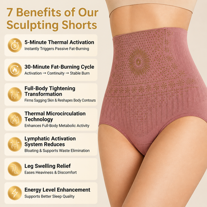 💞Free shipping|4-in-1 Shaping and Fat-Burning Microfiber Shorts