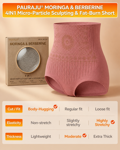 💞Free shipping|4-in-1 Shaping and Fat-Burning Microfiber Shorts