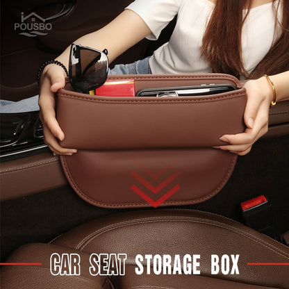 Car Seat Crevice Storage Box, Multifunctional Seat Crevice Storage Box, In-Car Seat and Center Console Storage Strip