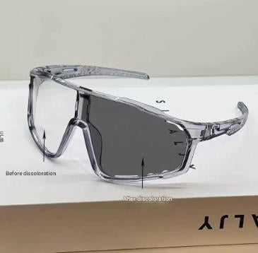 ☀️UV400 Photochromic Polarized Safety Glasses – 🥇Impact Resistant Outdoor Sports & Work Eyewear