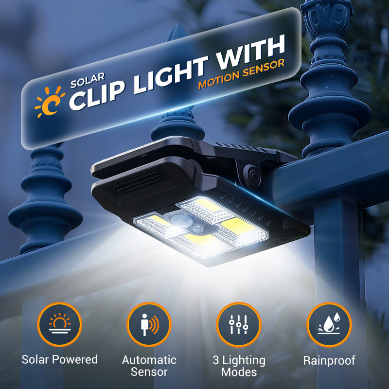 💡This Month's Hot Selling Item - 50% Off - Outdoor Solar Clip-on Light