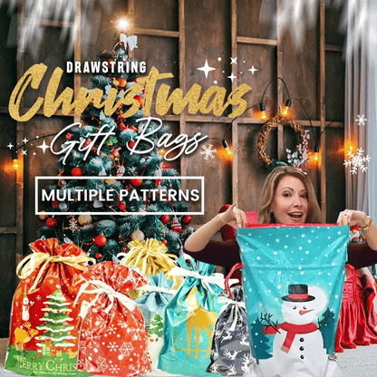 🎅🎄Limited-time 50% off Christmas drawstring gift bags🎁